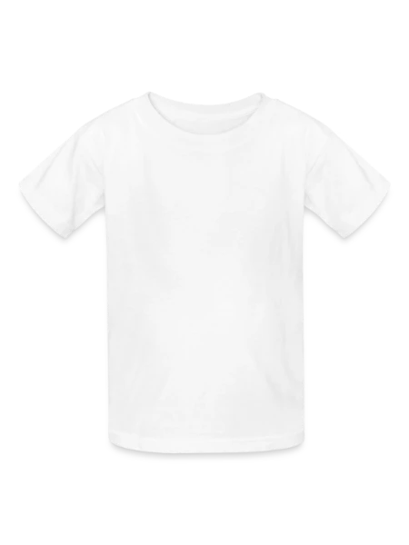 Heavyweight Kid's T-Shirt - white - Front