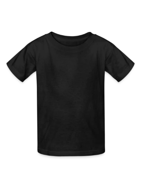 Gildan Ultra Cotton Youth T-Shirt - black - Front