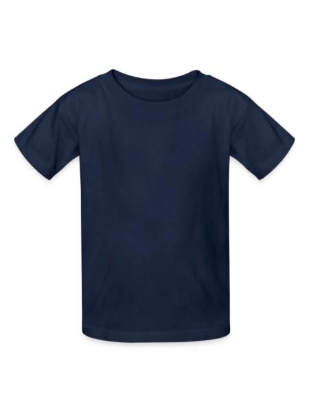 Gildan Ultra Cotton Youth T-Shirt - navy - Front