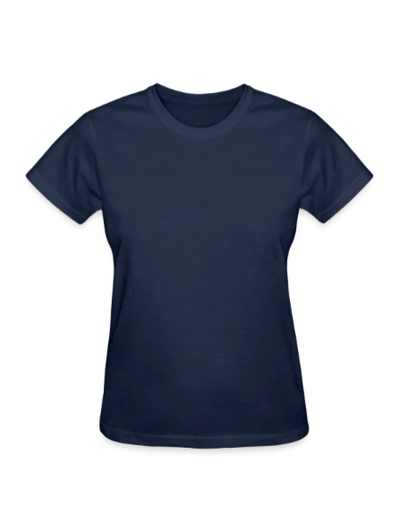 Gildan Ultra Cotton Ladies T-Shirt - navy - Front
