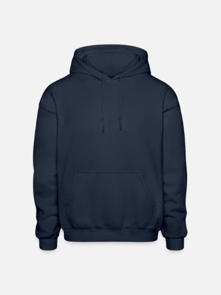 Heavyweight Unisex Hoodie by Gildan - navy - Front