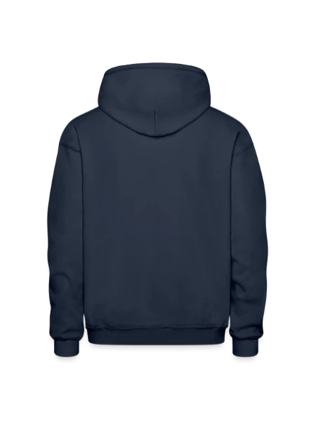 Heavyweight Unisex Hoodie by Gildan - navy - Back