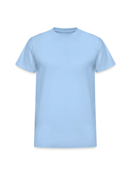 Heavyweight Unisex T-Shirt by Gildan - light blue - Front