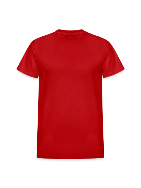 Heavyweight Unisex T-Shirt by Gildan - red - Front