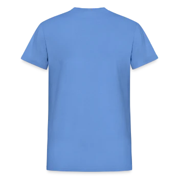 Heavyweight Unisex T-Shirt by Gildan - carolina blue - Back - AI Model Male 185 dark (185cm)