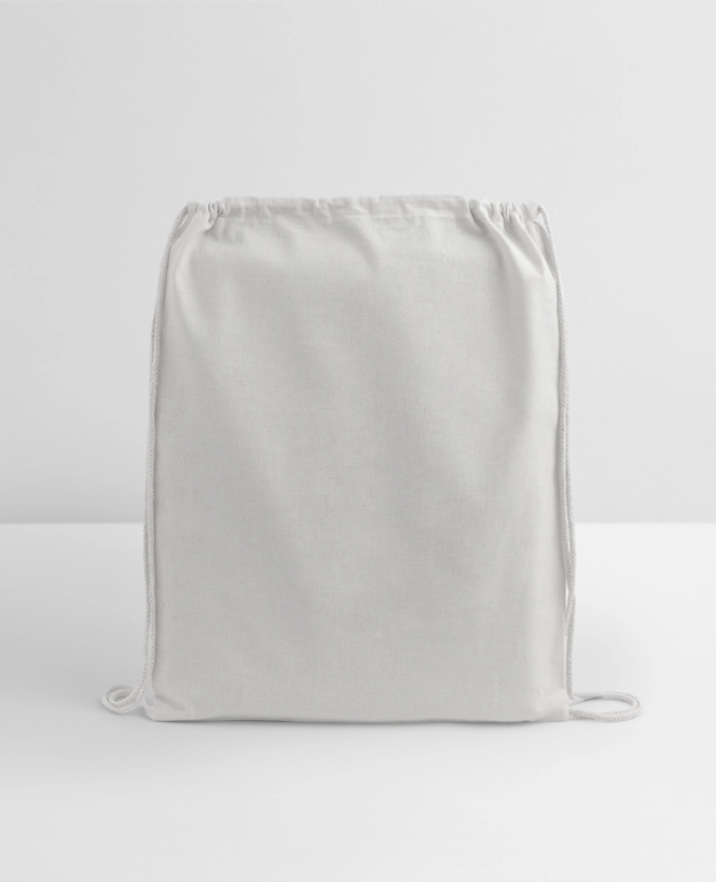 Cotton Drawstring Bag Front - center