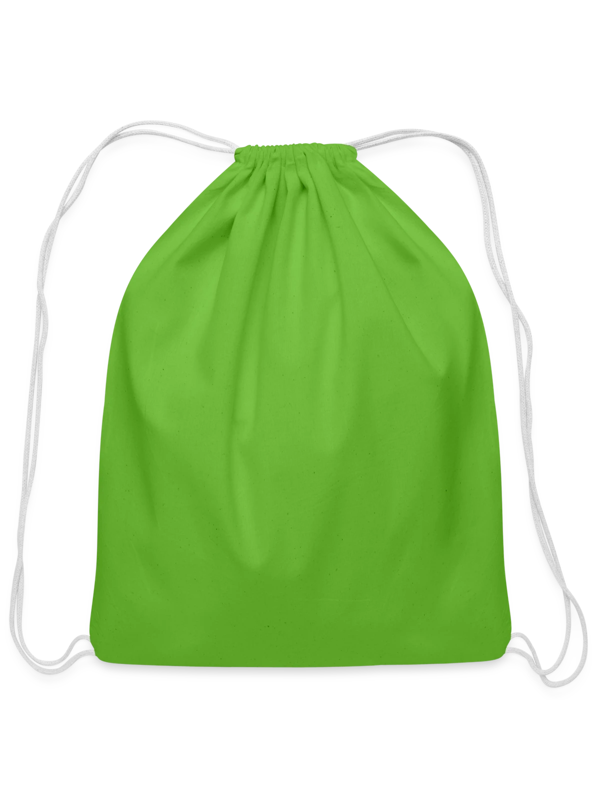 Cotton Drawstring Bag - clover - Front