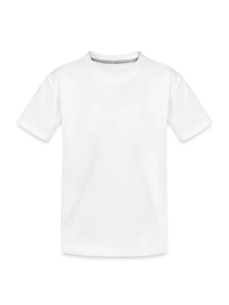 Toddler Premium Organic T-Shirt - white - Front