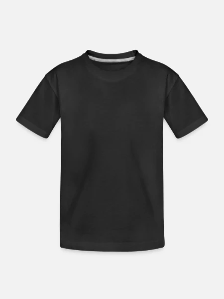 Kid's Premium Organic T-Shirt - black - Front