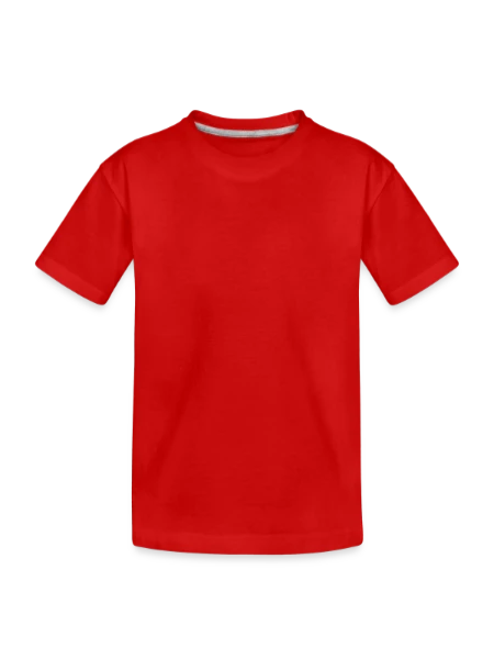 Kid's Premium Organic T-Shirt - red - Front