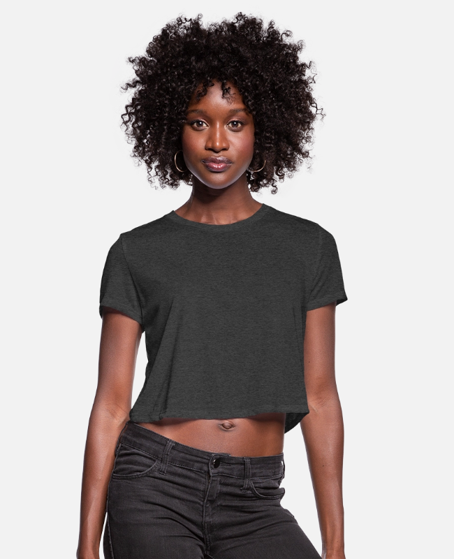 Women's Cropped T-Shirt Front - center