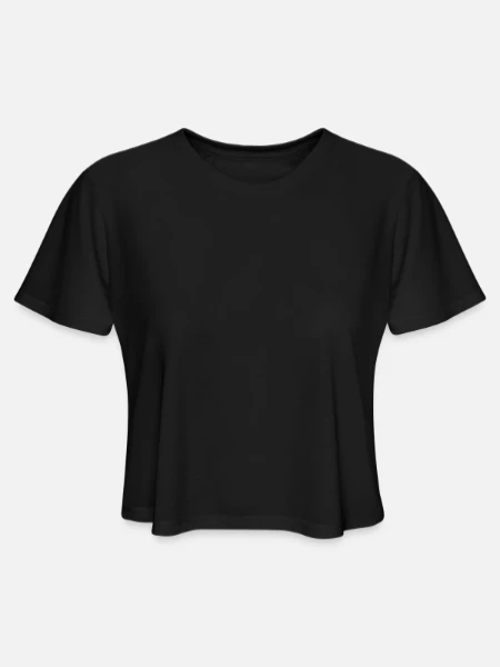 Women's Cropped T-Shirt - mauve - Front