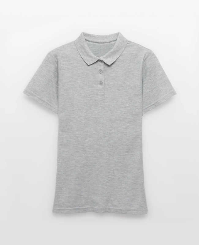 Women's Pique Polo Shirt Front - center