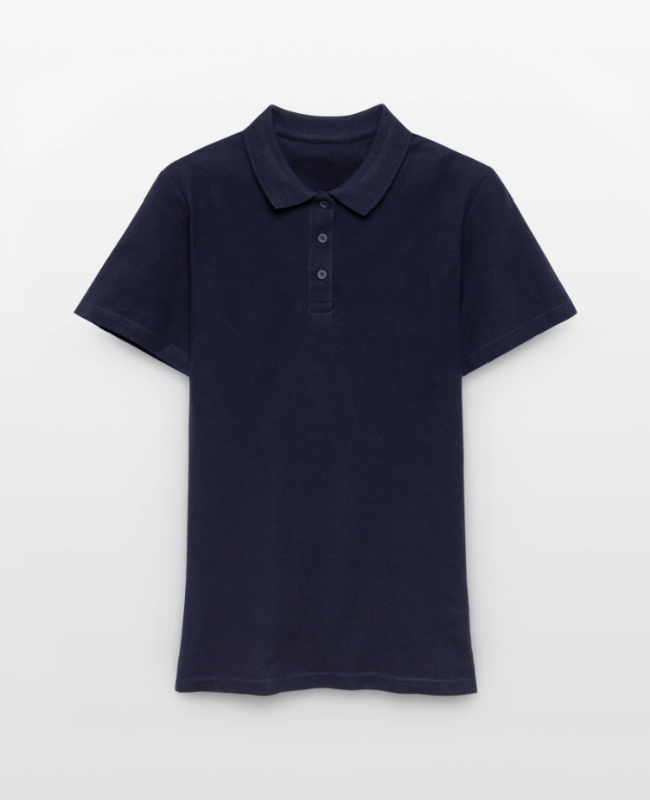 Women's Pique Polo Shirt Front - center