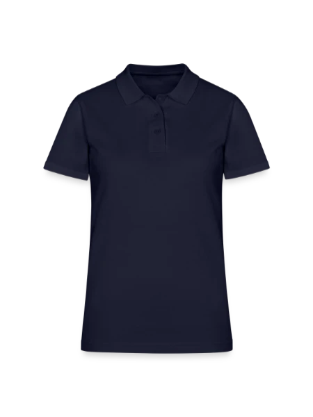 Women's Pique Polo Shirt - midnight navy - Front