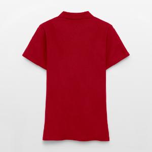 Women's Pique Polo Shirt - Back