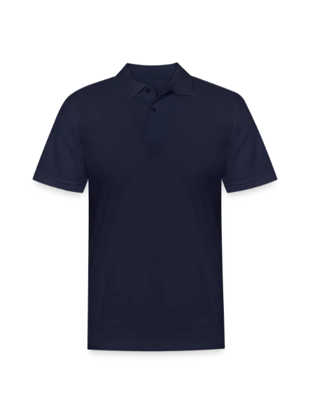 Men's Pique Polo Shirt - midnight navy - Front