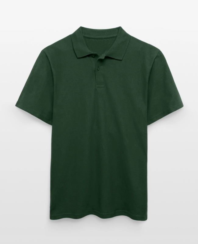 Men's Pique Polo Shirt Front - center