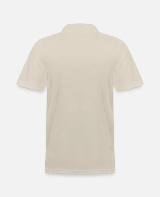 Men's Pique Polo Shirt Back - center