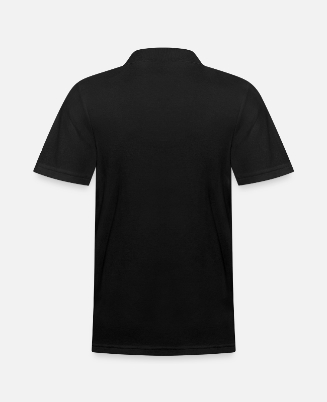Men's Pique Polo Shirt Back - center