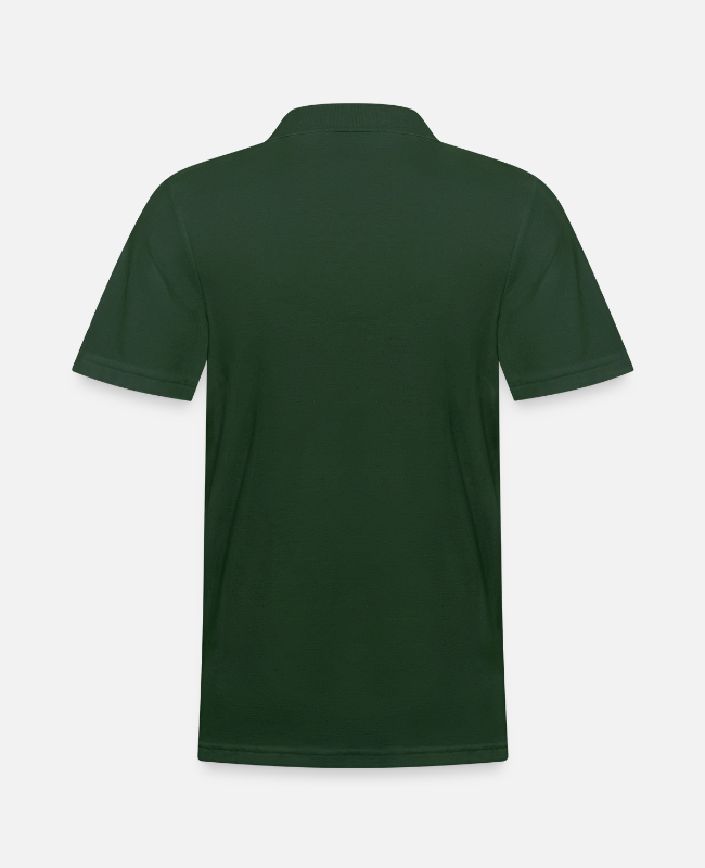 Men's Pique Polo Shirt Back - center