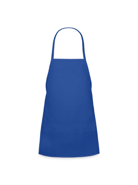 Kids' Apron - royal blue - Front