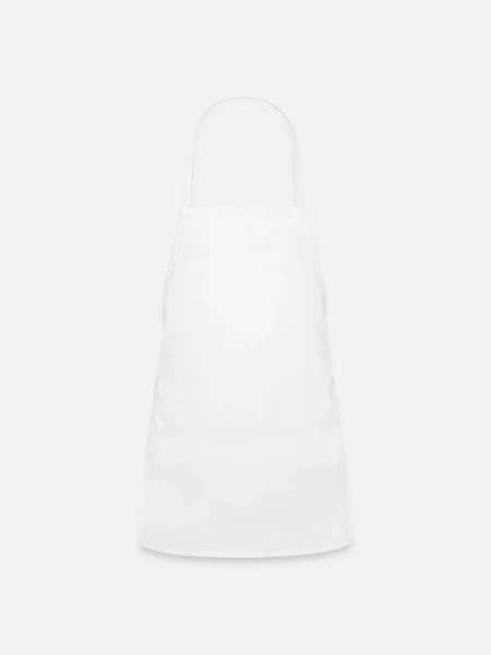 Kids' Apron - white - Front