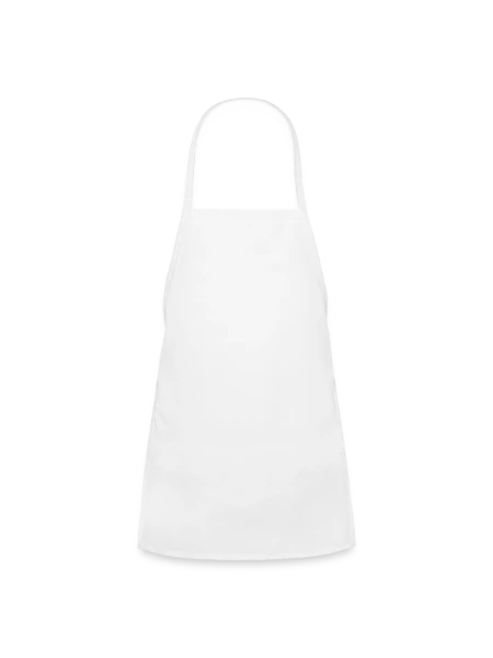 Kids' Apron - white - Front