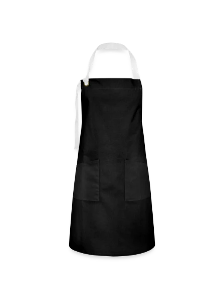 Artisan Apron - black/white - Front