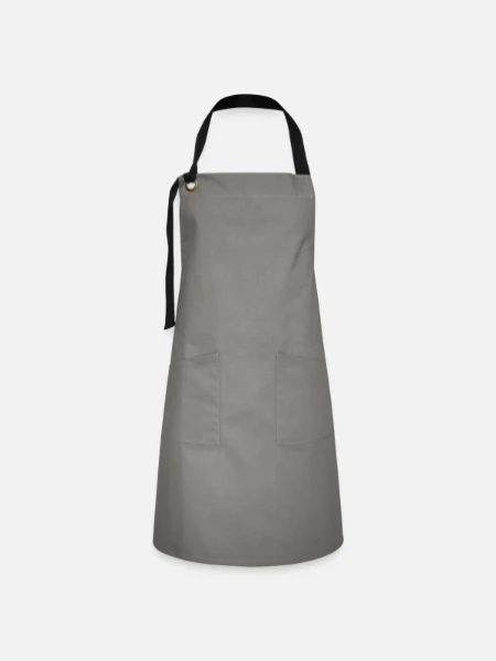 Artisan Apron - gray/black - Front