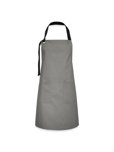 Artisan Apron - gray/black - Front