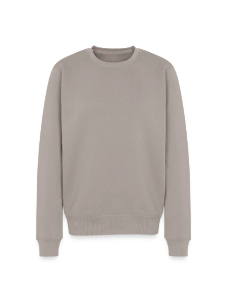Men's Premium Sweatshirt - taupe - Front