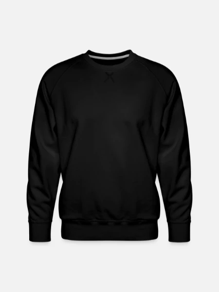 Men's Premium Sweatshirt - black - Front