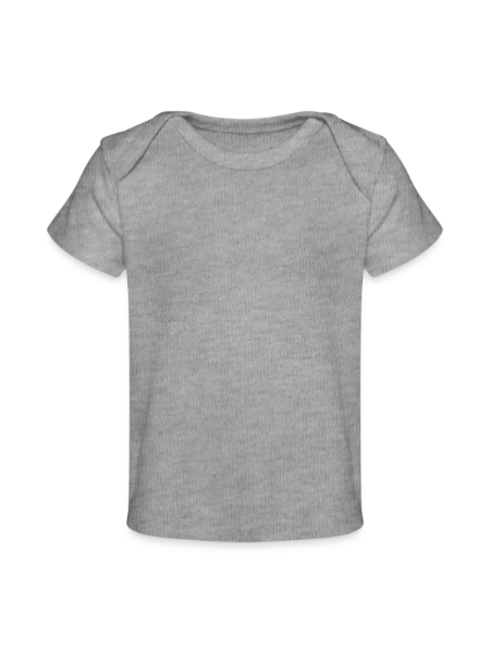 Baby Organic T-Shirt - heather grey - Front