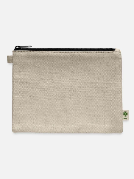 Hemp Carry All Pouch - natural - Front