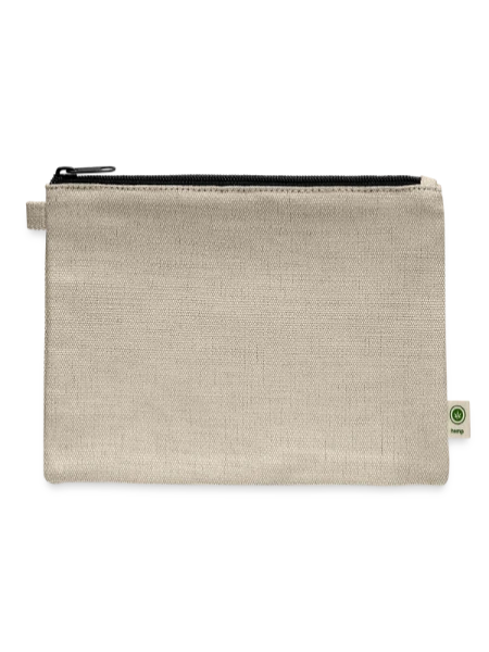 Hemp Carry All Pouch - natural - Front