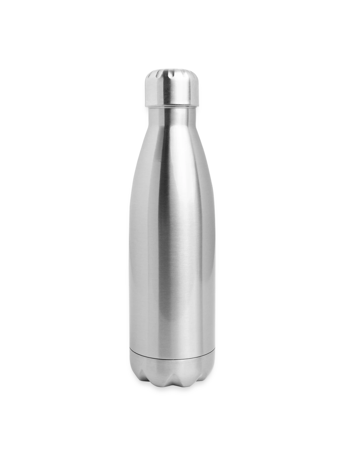 17 oz Insulated Stainless Steel Water Bottle - silver - Right