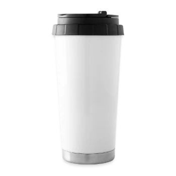 16 oz Travel Mug - white - Front