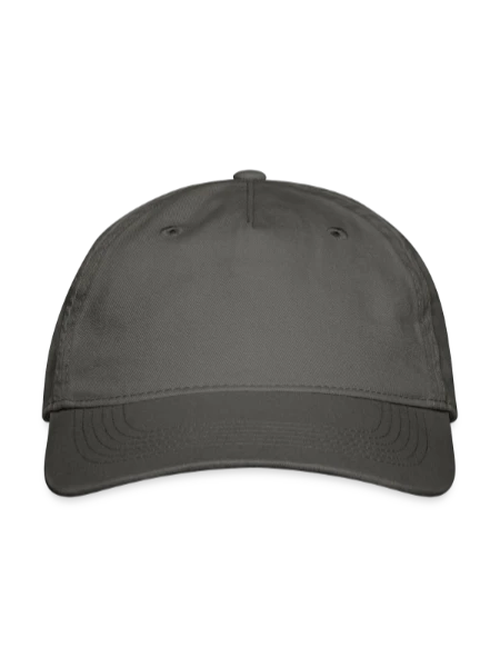 Casquette de Baseball bio - gris - Devant