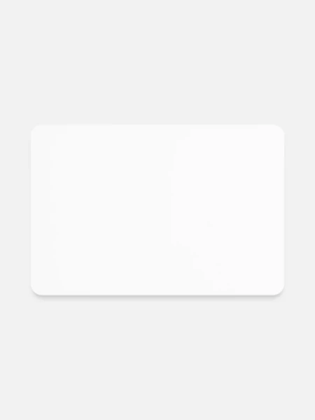 Rectangle Magnet - white - Front