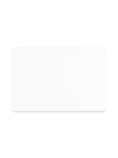 Rectangle Magnet - white - Front