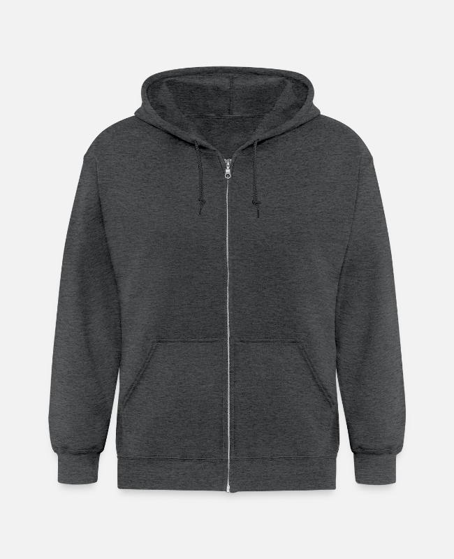 Gildan Heavy Blend Adult Zip Hoodie Front - center