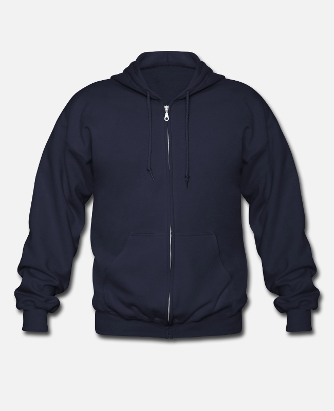 Gildan Heavy Blend Adult Zip Hoodie Front - center