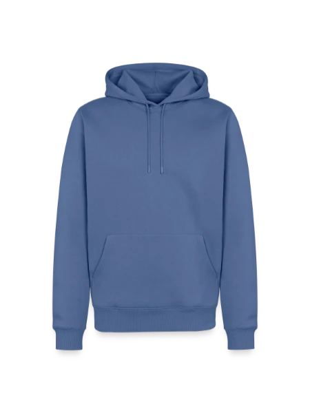 Men's Premium Hoodie - stone blue  - Front