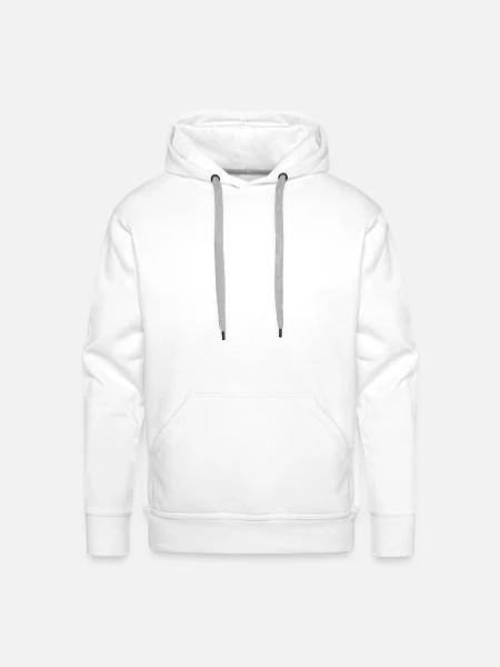 Men's Premium Hoodie - white - Front