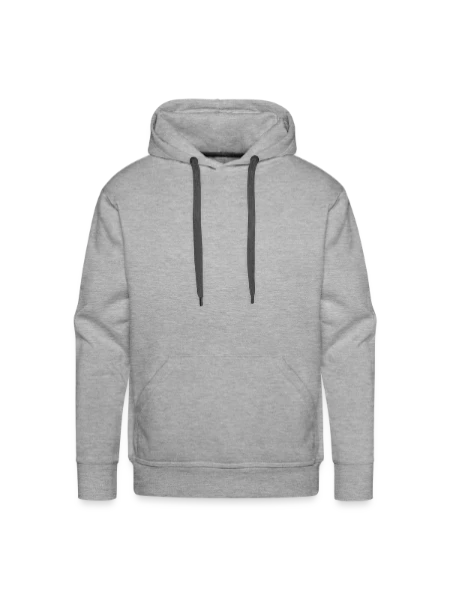 Men's Premium Hoodie - heather grey - Front