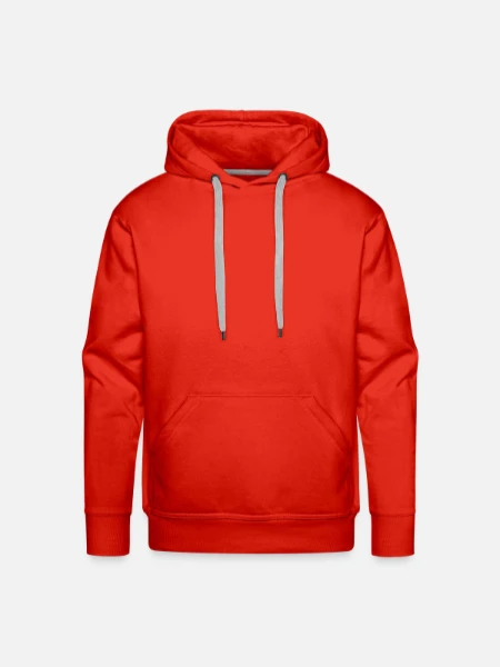 Men's Premium Hoodie - red - Front
