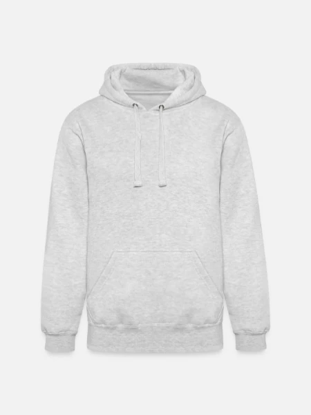 Unisex Heavyweight Hoodie - ash gray - Front