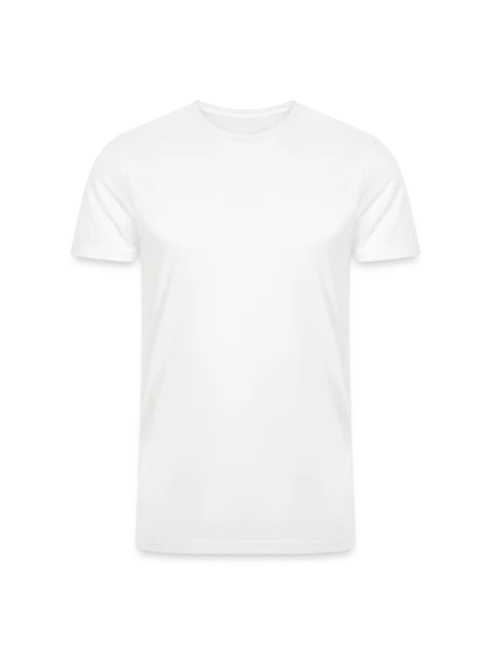 Men’s Tri-Blend Organic T-Shirt - white - Front