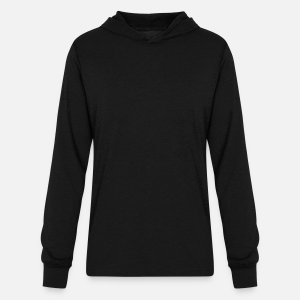 Unisex Long Sleeve Hoodie Shirt-black